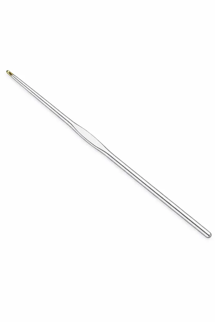 [A007-1] 1MM x 12 CM STEEL CROCHET HOOK