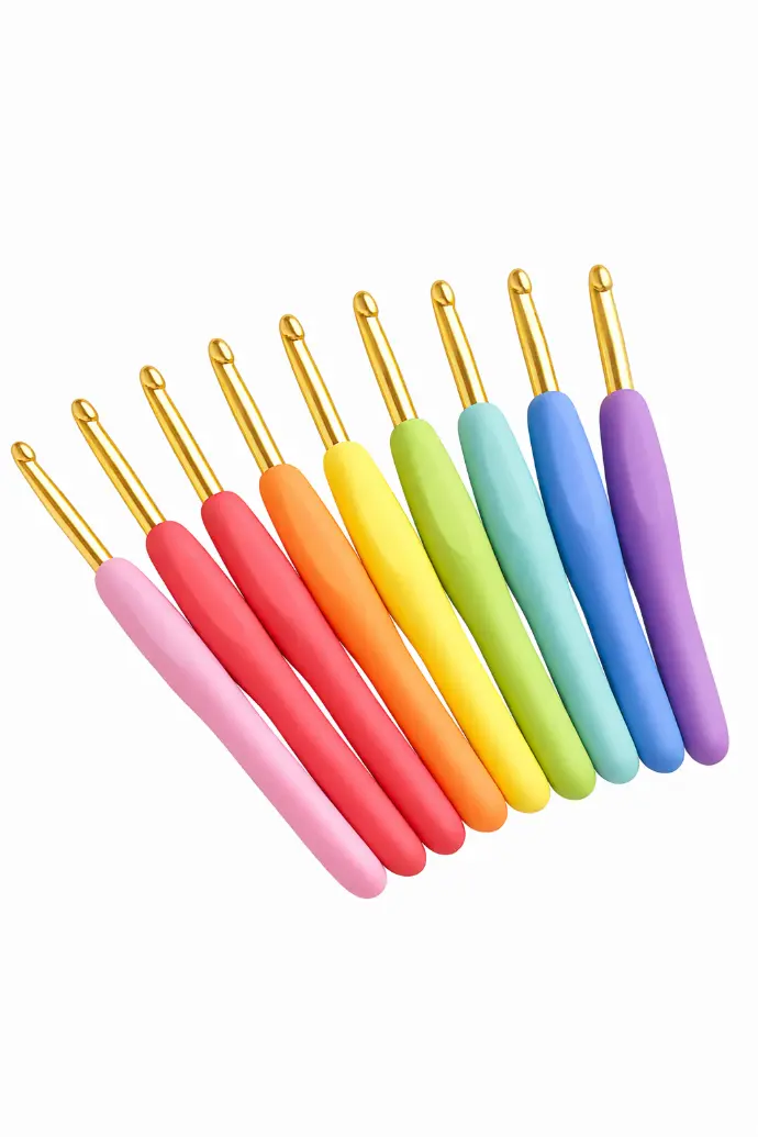 [A015-3] 3MM RUBBER GRIP CROCHET HOOK