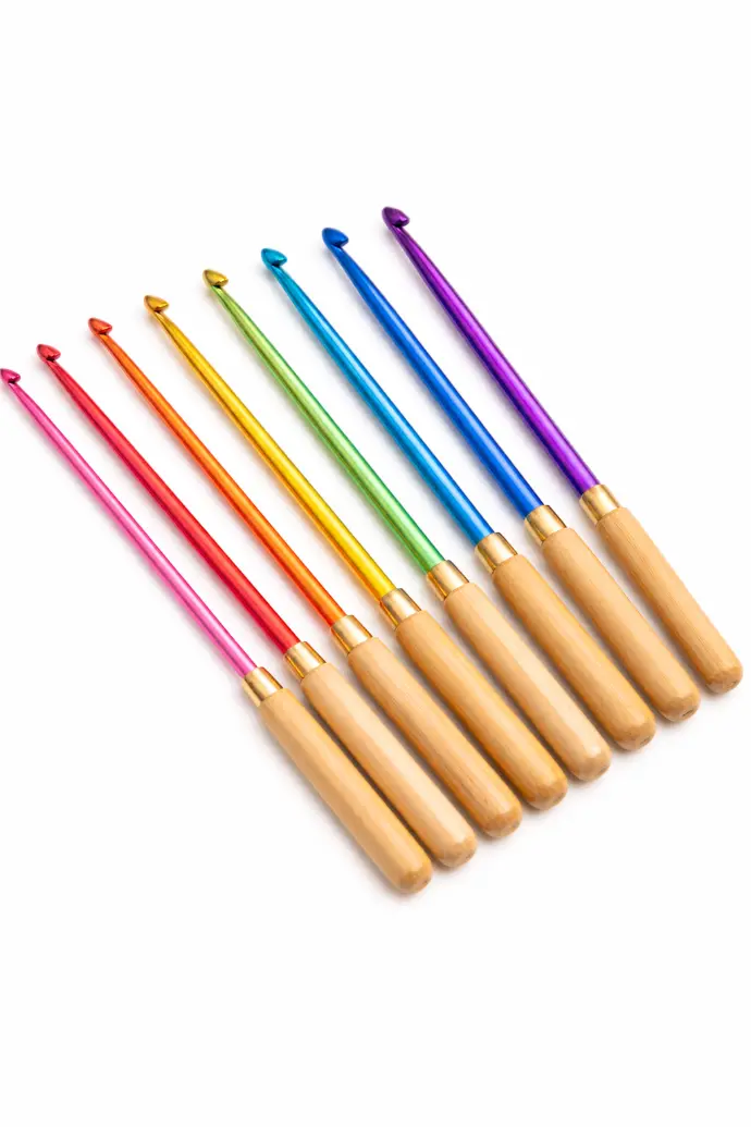 [A011-35-4] 4MM X 35CM TUNISIAN CROCHET HOOK