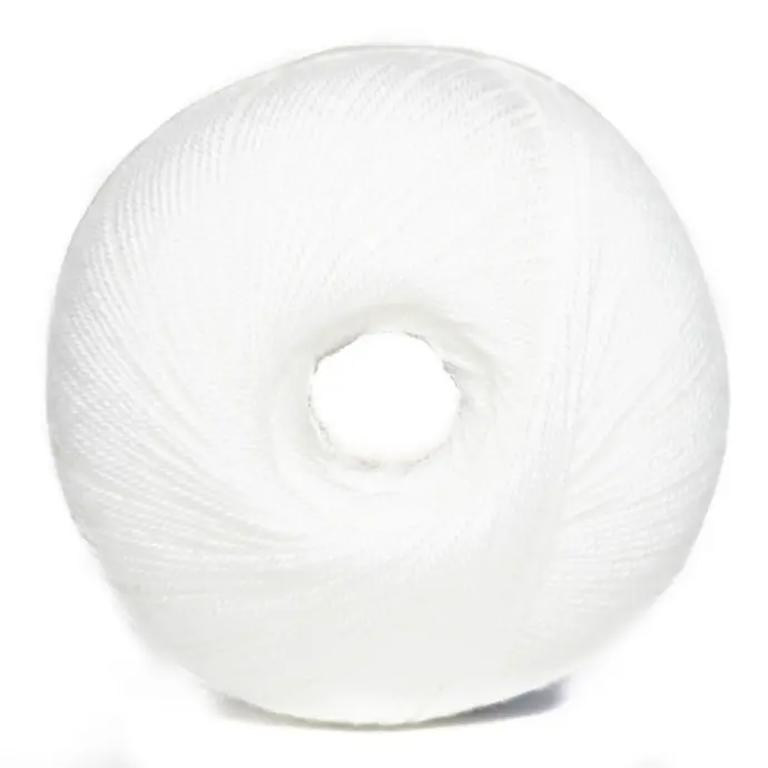 [6032001] WHITE CROCHET5 50g