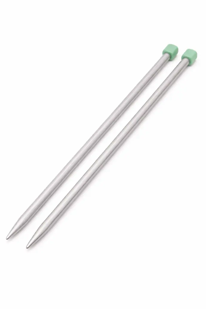 2MM X 30CM ALUMINIUM TEFLON KNITTING NEEDLE