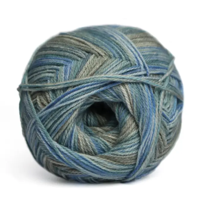 BATTLESHIP GREY PRINT PULLSKEIN CHARITY 300g