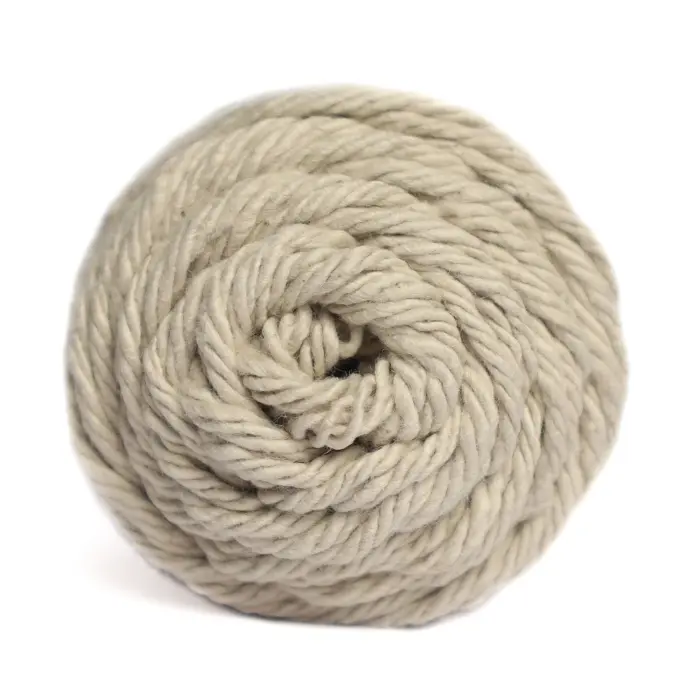 [6142025] BEIGE SERIOUSLY CHUNKY COTTON ON 100g