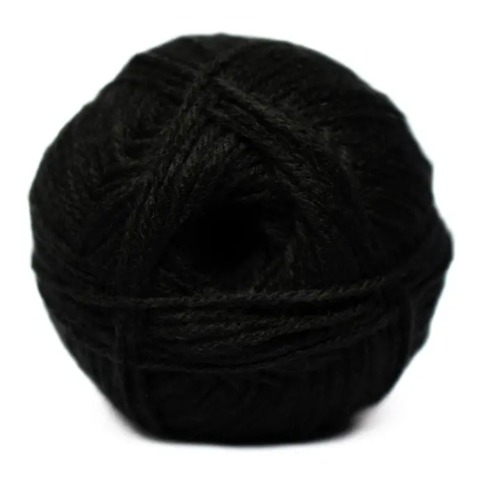 BLACK CHUNKY CLASSIC WOOL 100g