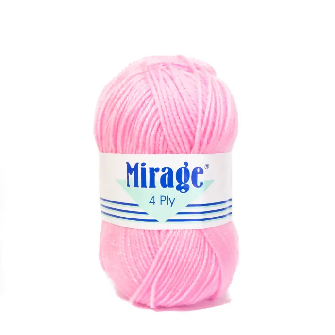 [8000004] BRIGHT PINK 4PLY MIRAGE 25g