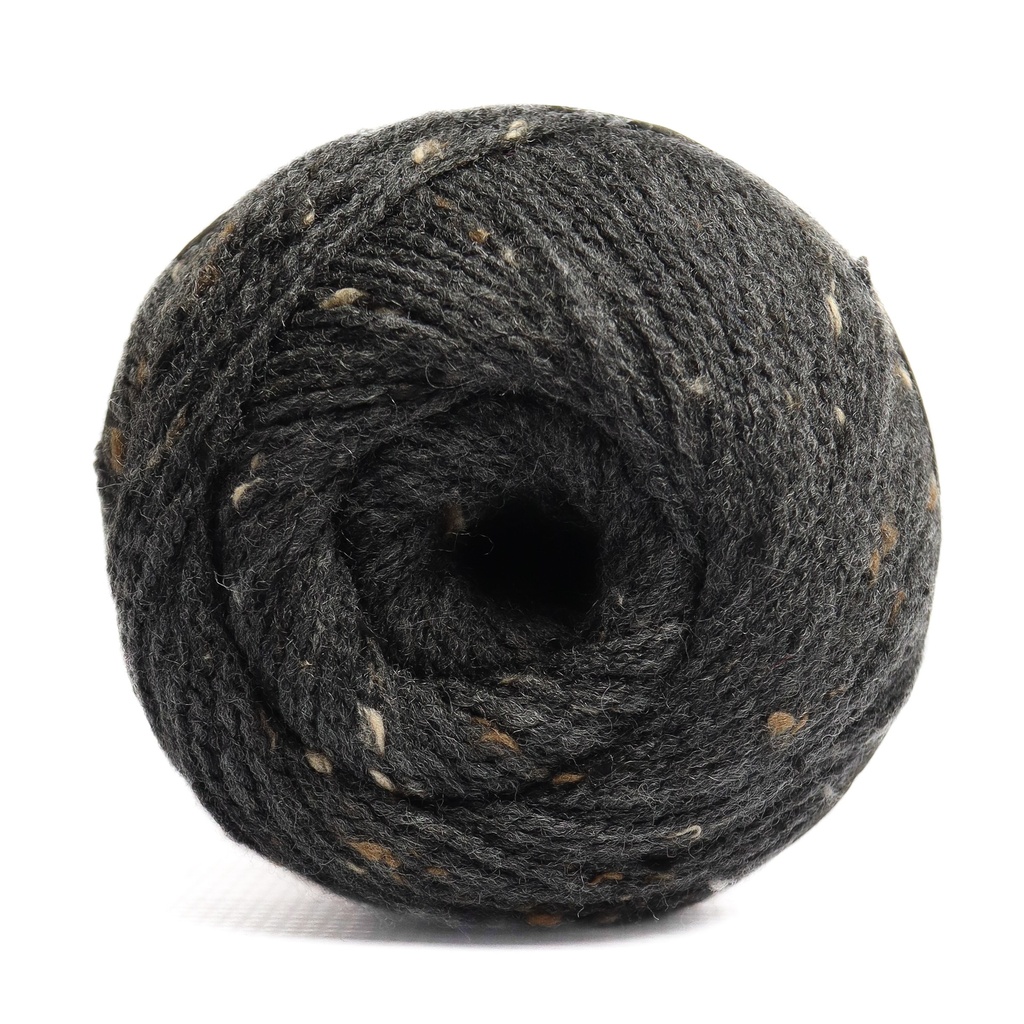 [6233073] COAL DOUBLE KNIT KAROO TWEED 100g