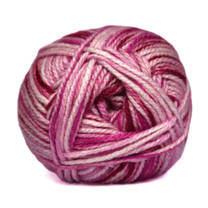 [9007221] FROSTED PINK CHUNKY PRINT CHARITY 100g