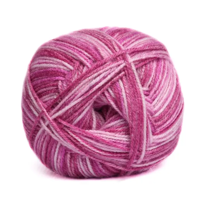 [9003221] FROSTED PINK PRINT PULLSKEIN CHARITY 100g