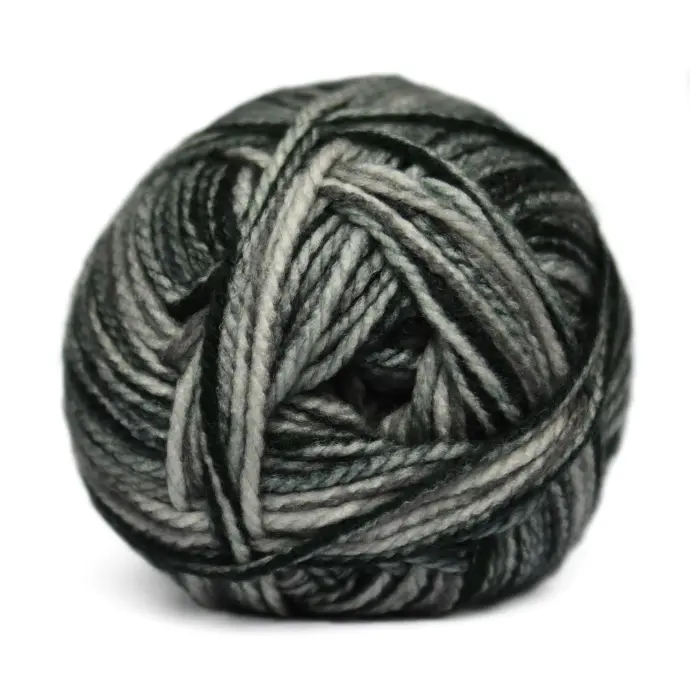 [9007225] GUNMETAL GREY PRINT CHUNKY CHARITY 100g