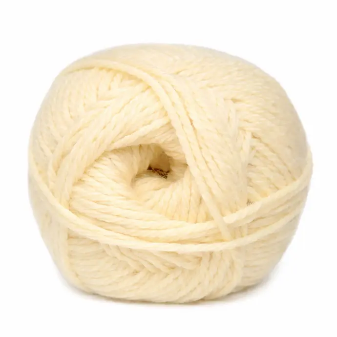 LEMON WHITE DK FAMILY KNIT 50g