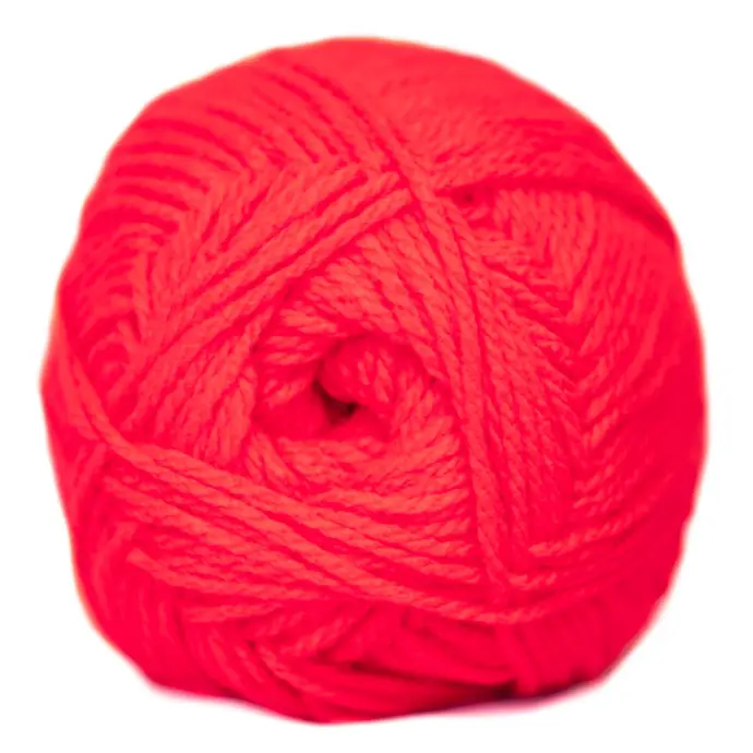 [6001009] RED DK FAMILY KNIT 50g