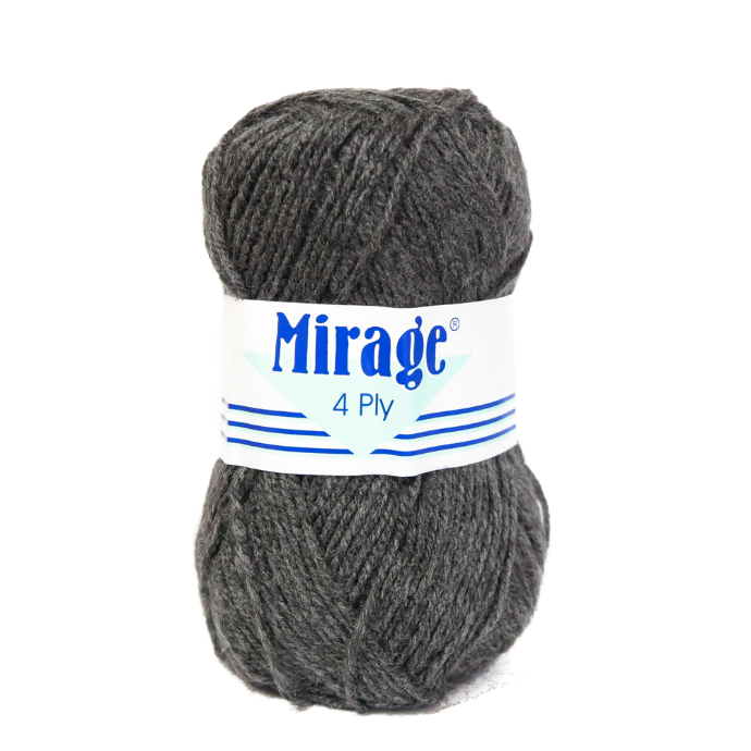 SCHOOL GREY 4PLY MIRAGE 25g