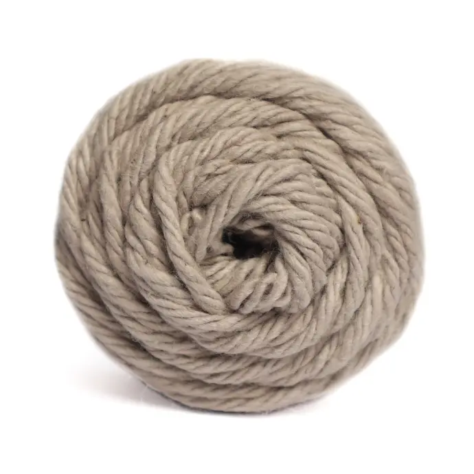 TAUPE SERIOUSLY CHUNKY COTTON ON 100g