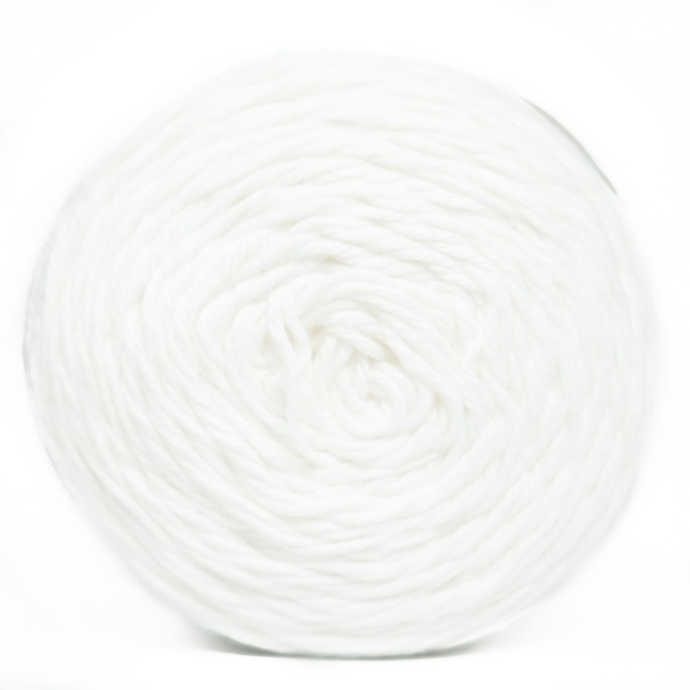 [6204001] WHITE ELLE COTTONS 4PLY 50g