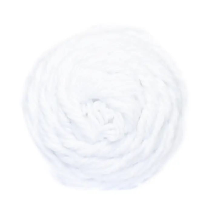 WHITE SERIOUSLY CHUNKY COTTON ON 100g
