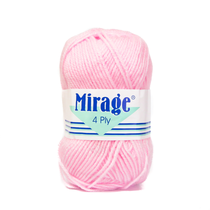 [8000042] SHELL PINK 4PLY MIRAGE 25g